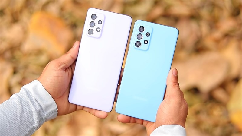 Điện thoại Samsung Galaxy A52 và Galaxy A72