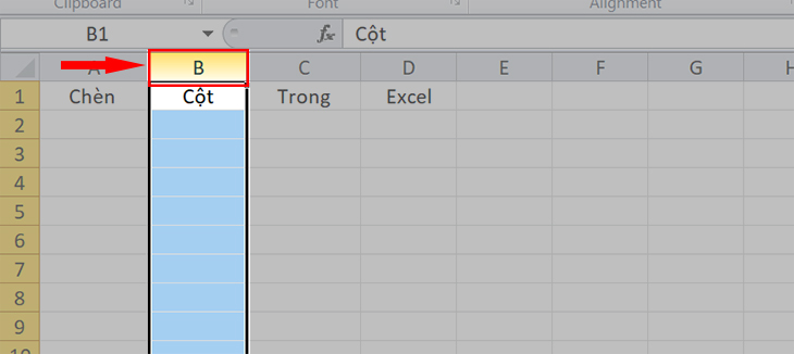 Chèn cột: Bạn cần thêm một cột mới vào bảng Excel nhưng không biết làm thế nào để tránh làm hỏng bảng của mình? Hãy xem hình ảnh liên quan để tìm hiểu cách chèn cột hiệu quả, đơn giản và tiết kiệm thời gian.