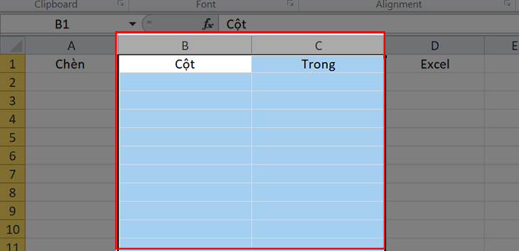 Cách Chèn Thêm Cột Trong Excel Cực Nhanh, Đơn Giản Dễ Hiểu