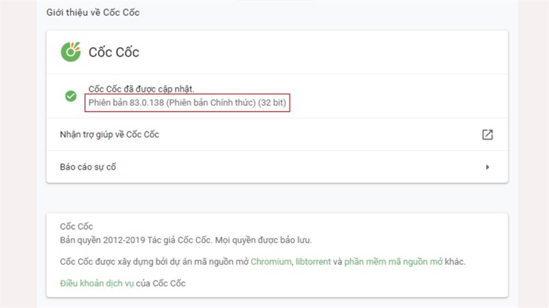 Có cập nhật Cốc Cốc từ 32 bit lên 64 bit trên Windows 10 được không? Có cập nhật Cốc Cốc từ 32 bit lên 64 bit trên Windows 10 được không?