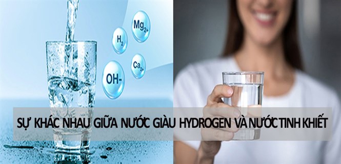 Sự khác nhau giữa nước ion kiềm giàu hydrogen và nước lọc tinh khiết