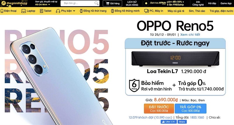 OPPO Reno6 sẽ tiếp tục duy trì thành công của Reno5, bởi vì... OPPO Reno6 sẽ tiếp tục duy trì thành công của Reno5, bởi vì...