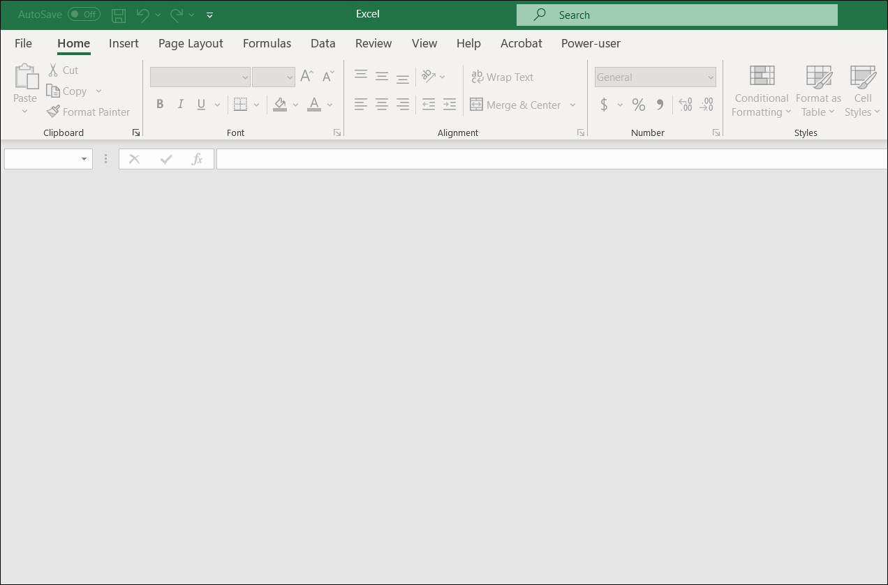 Excel bị trắng màn hình - Nguyên nhân và cách khắc phục hiệu quả