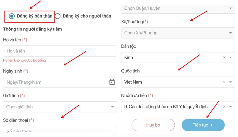 Hướng dẫn đăng ký tiêm vaccine Covid-19 trên website không cần tải app