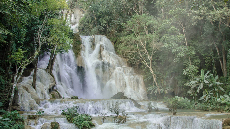 Mùa đông ở Luang Prabang bắt đầu từ tháng 11.