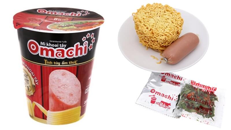 Mì Omachi xốt bò hầm