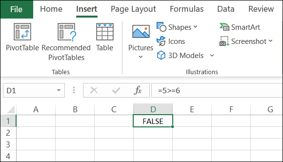 Cách viết dấu lớn hơn hoặc bằng trong Excel đơn giản nhất