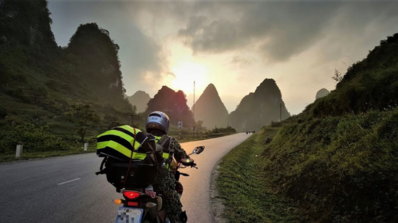 Di chuyển đến Điện Biên bằng xe máy
