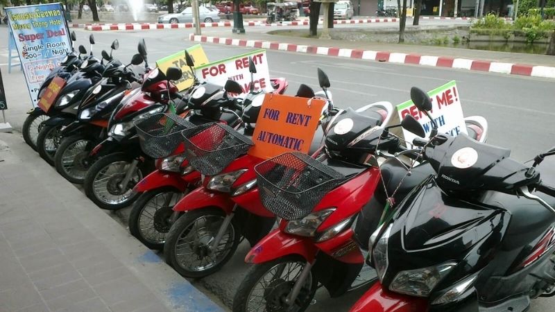 Thuê xe máy ở Na Hang