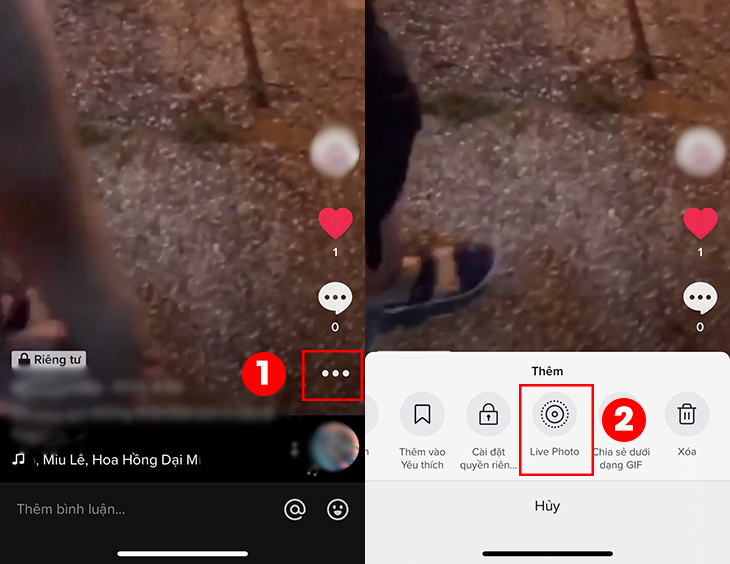 Cài video làm hình nền điện thoại bằng ứng dụng TikTok