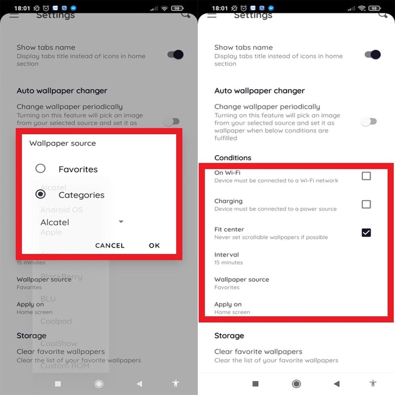 Cách settings thay đổi nên tự động Cách settings thay đổi nên tự động