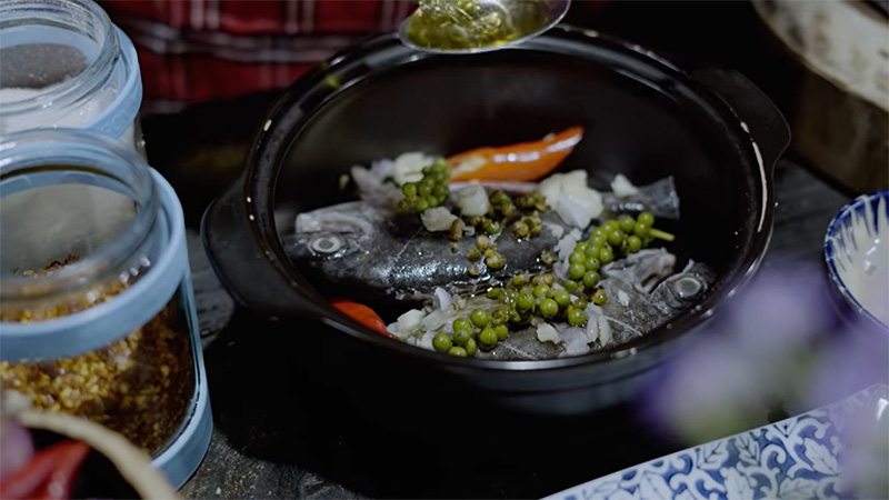 Cách làm món cá dìa kho tiêu xanh