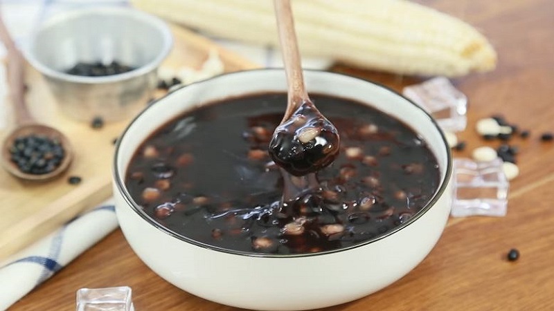 How to make delicious black bean sticky corn tea, very easy to make