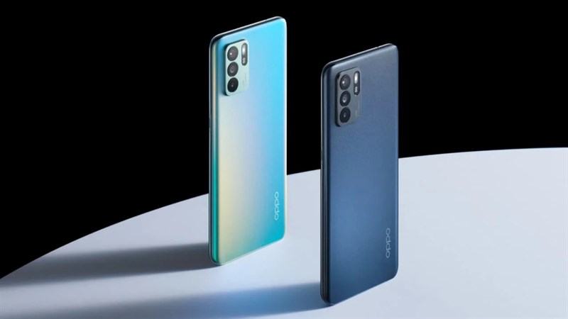 OPPO Reno6 Z 5G có hai tùy chọn màu sắc: Stellar Black và Aurora