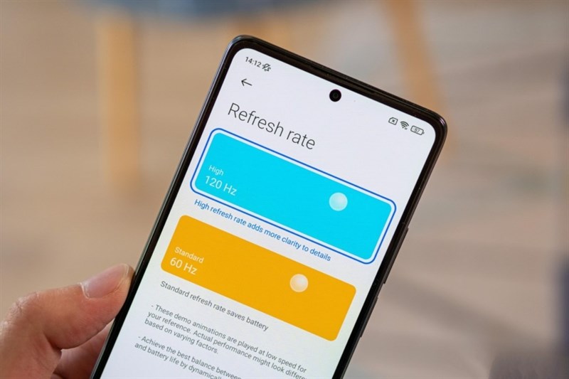 Tần số quét 120 Hz của Xiaomi 11T 5G