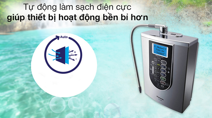 Máy lọc nước Panasonic tích hợp nhiều tính năng an toàn