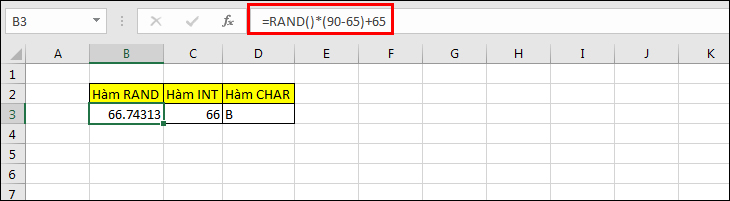 Hướng Dẫn Sử Dụng Hàm Random Và Randbetween Trong Excel
