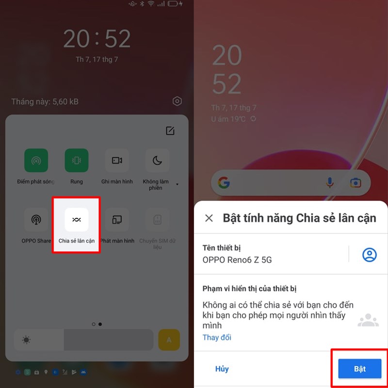 Chia sẻ lân cận