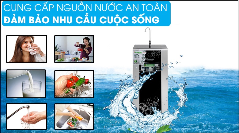 Máy lọc nước cung cấp cho bạn nguồn nước an toàn