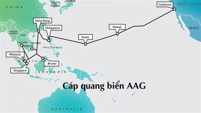 Cáp quang AAG tiếp tục gặp sự cố Cáp quang AAG tiếp tục gặp sự cố