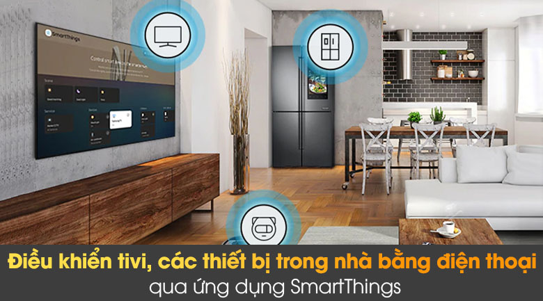 Bạn dễ dàng điều khiển tivi bằng điện thoại qua ứng dụng SmartThings