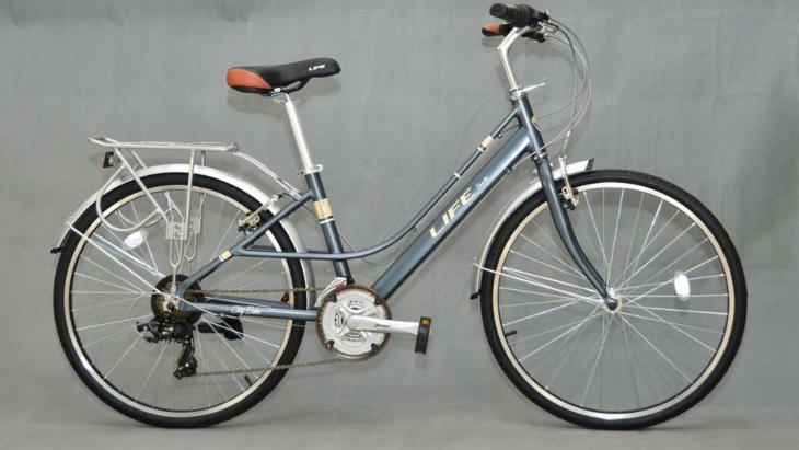 Xe đạp đường phố City Life 26 BEAUTY 26 inch Ghi kiểu dáng đẹp, màu sắc trẻ trung