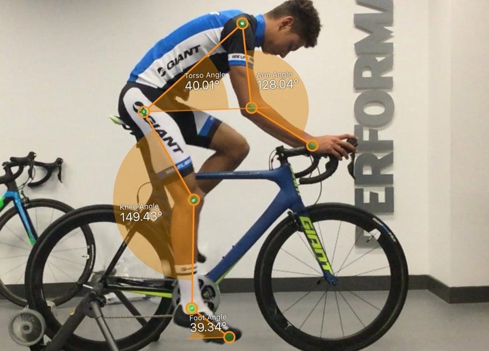 Maintain correct posture while cycling