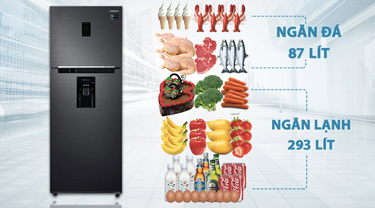 Khi cần lưu trữ một lượng lớn thực phẩm, nên chọn tủ lạnh không đóng tuyết