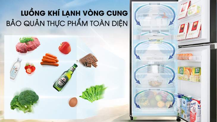 Nên chọn tủ lạnh đóng tuyết hay tủ lạnh không đóng tuyết cho gia đình > Ưu điểm của tủ lạnh không đóng tuyết