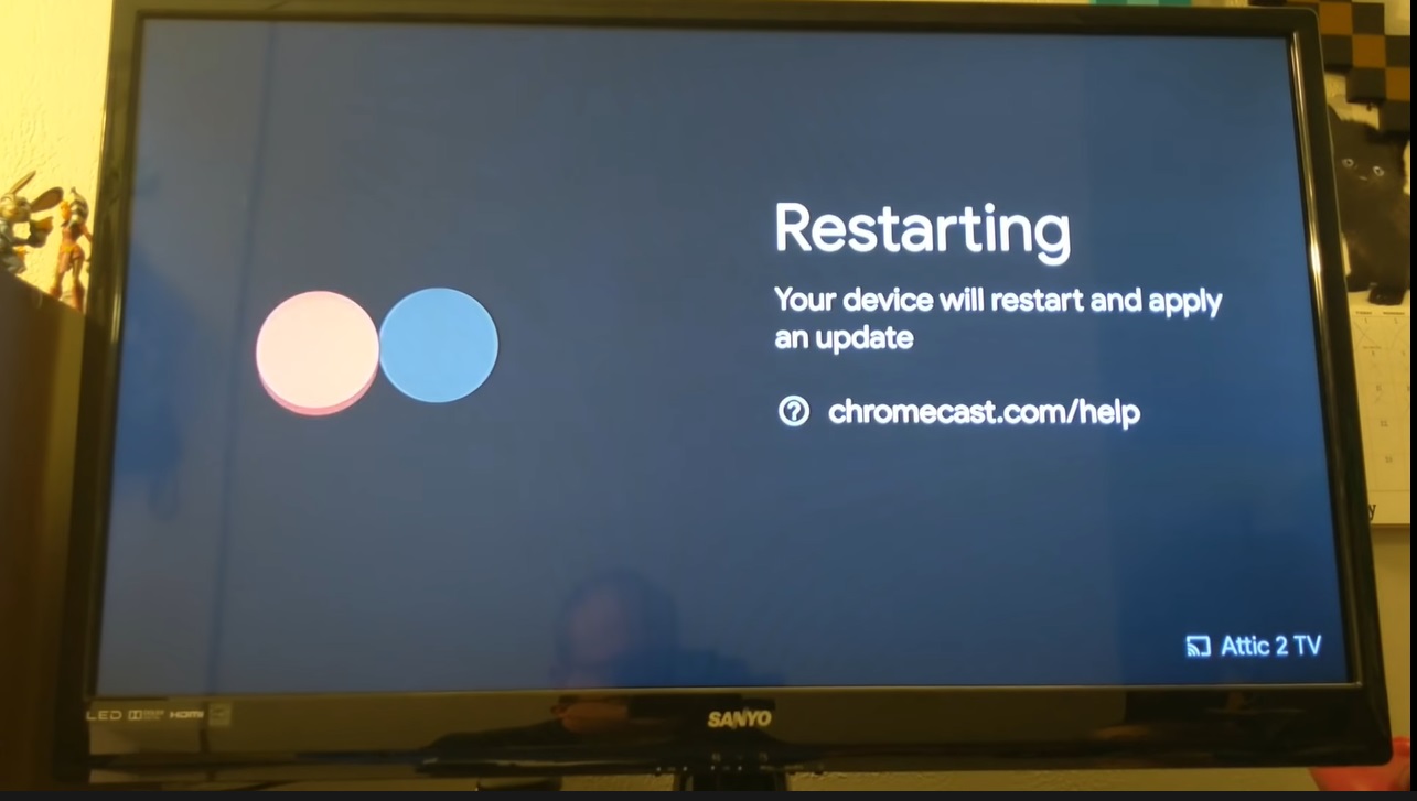 Chromecast restart