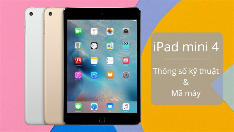 Cấu hình iPad mini 4