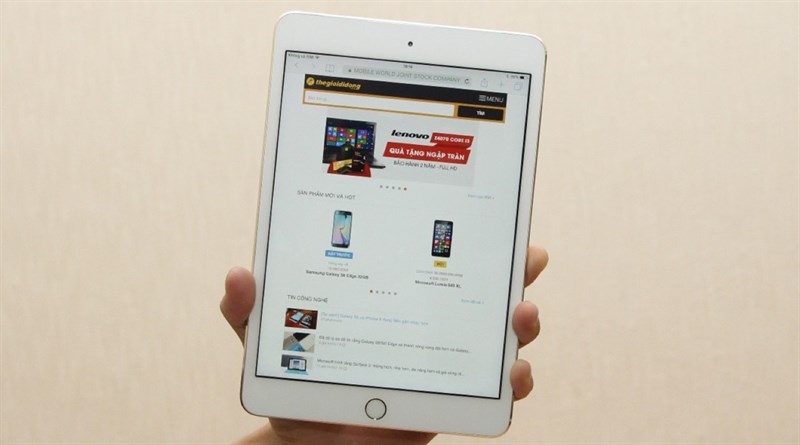 Cấu hình iPad mini 3