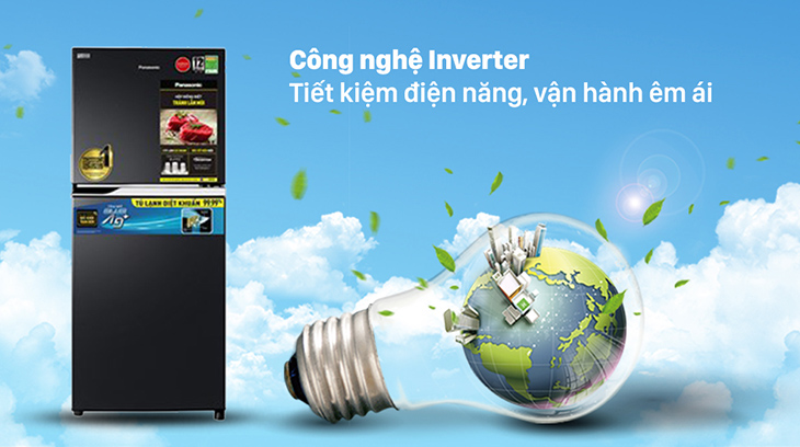 Tủ lạnh Panasonic Inverter 234 lít NR-TV261BPKV