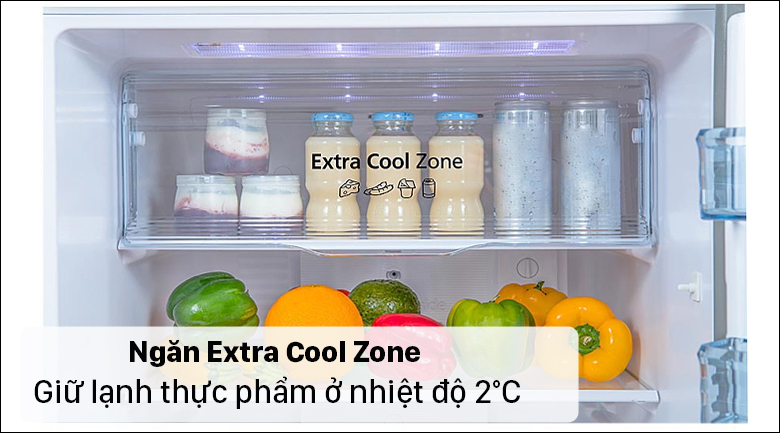 Tủ lạnh làm lạnh nhanh thức uống với ngăn ướp Extra Cool Zone