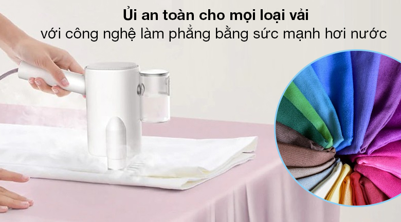 Bàn ủi Deerma của nước nào? Có tốt không? Có nên mua không? > Bàn ủi Deerma an toàn cho mọi loại vải