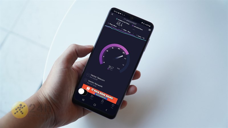 Galaxy A22 speed test