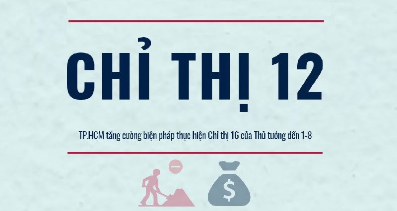 Chỉ thị 12 của Thành ủy TP. HCM tăng cường thực hiện Chỉ thị 16 của Thủ tướng Chính phủ