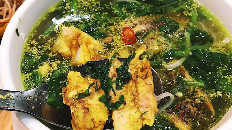 Bánh đa cá rô đồng Bánh đa cá rô đồng