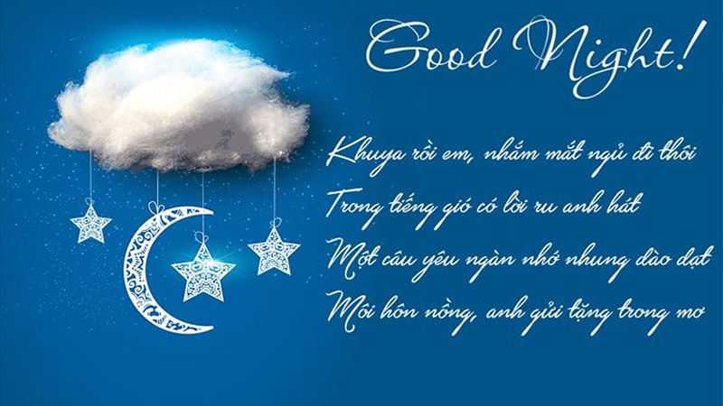 Gợi ý 20 bài thơ chúc ngủ ngon cực hài hước, đáng yêu và lãng mạn