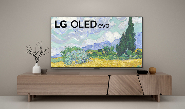 Tổng quan các dòng tivi LG OLED 2021 > Tivi LG OLED evo G1 series là dòng tivi 4K duy nhất được LG trang bị màn hình OLED thế hệ 2 có độ sáng cao hơn 20% so với OLED cũ