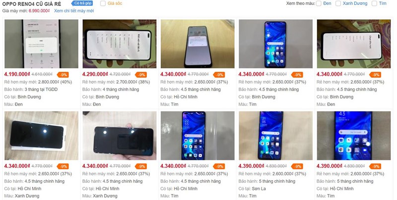 OPPO Reno4 cũ OPPO Reno4 cũ