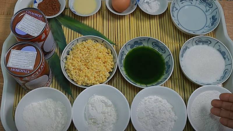 Nguyên liệu làm món bánh Bà Lai