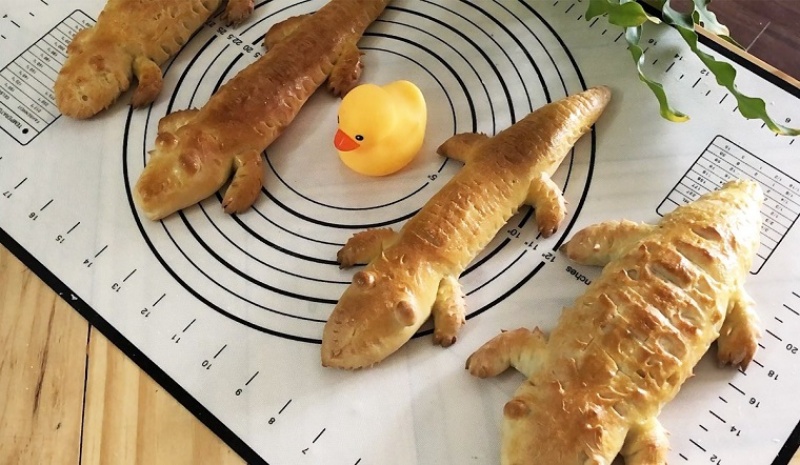 Bỏ túi cách làm bánh mì cá sấu độc đáo dễ làm tại nhà