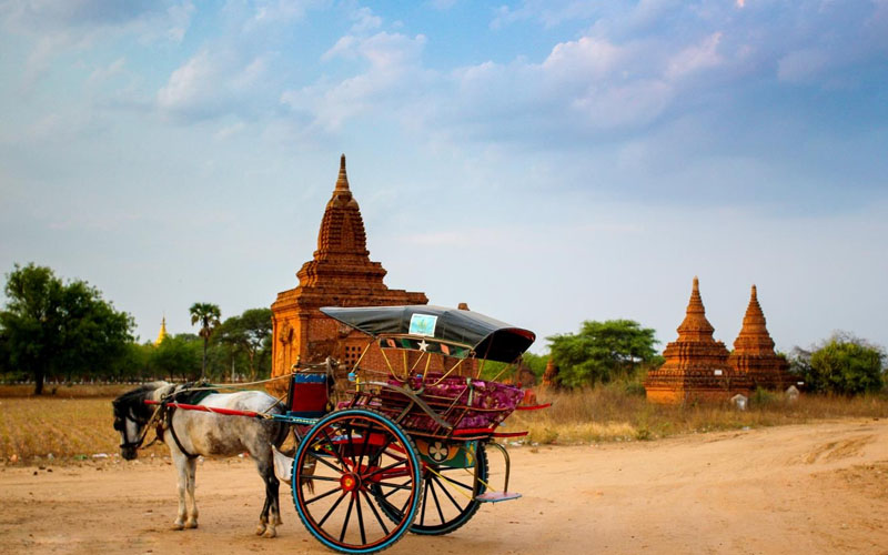 Xe ngựa ở Bagan