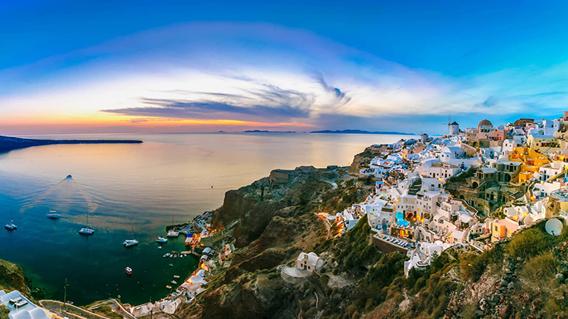 Thời điểm du lịch Santorini?