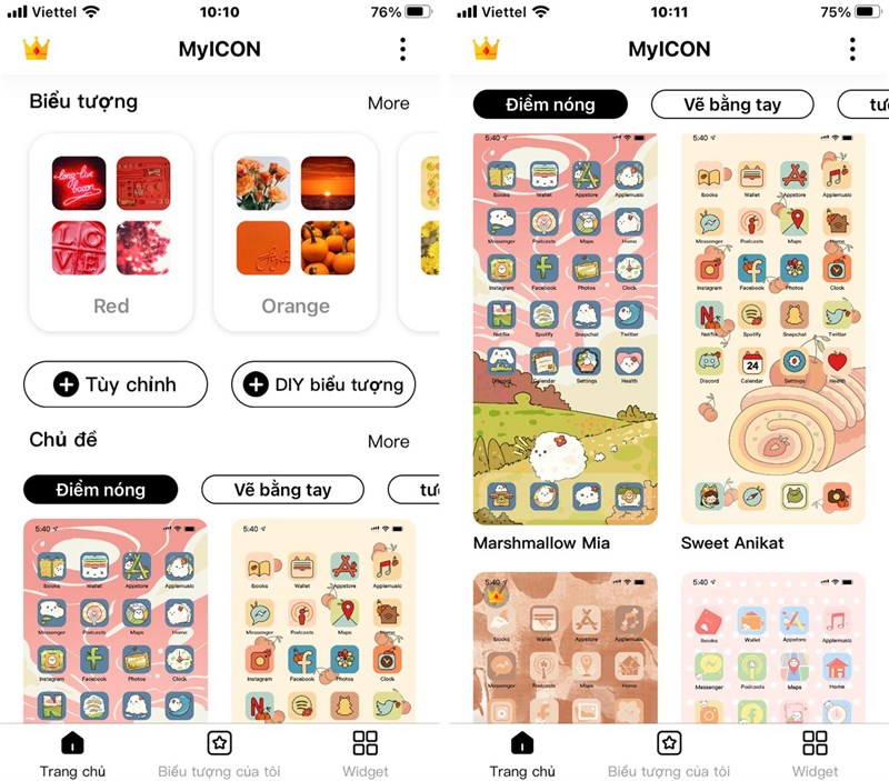 Tổng hợp 5 App icon siêu  DỄ THƯƠNG  dành cho iPhone và Android