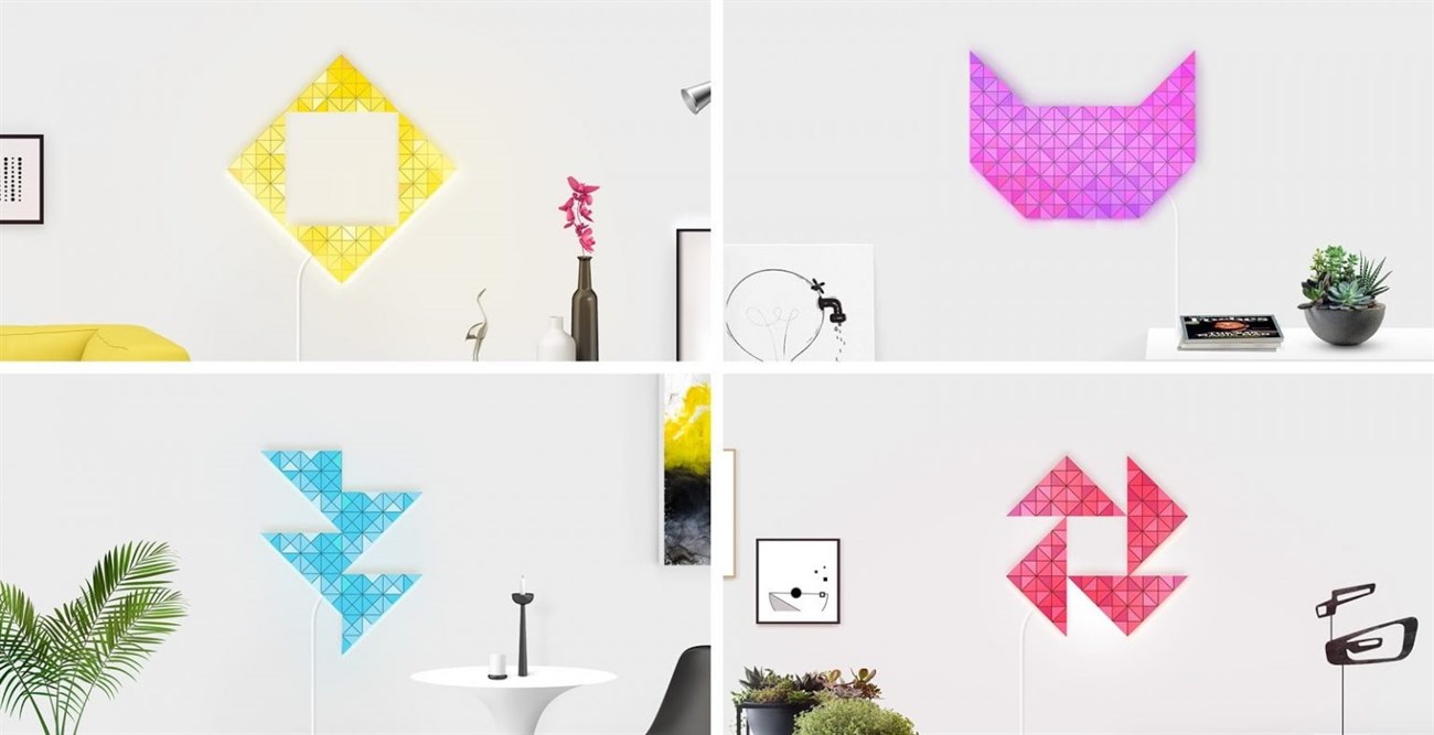 Thiết bị đèn Nanoleaf cho bạn thoải mái sáng tạo những hình dạng khác nhau