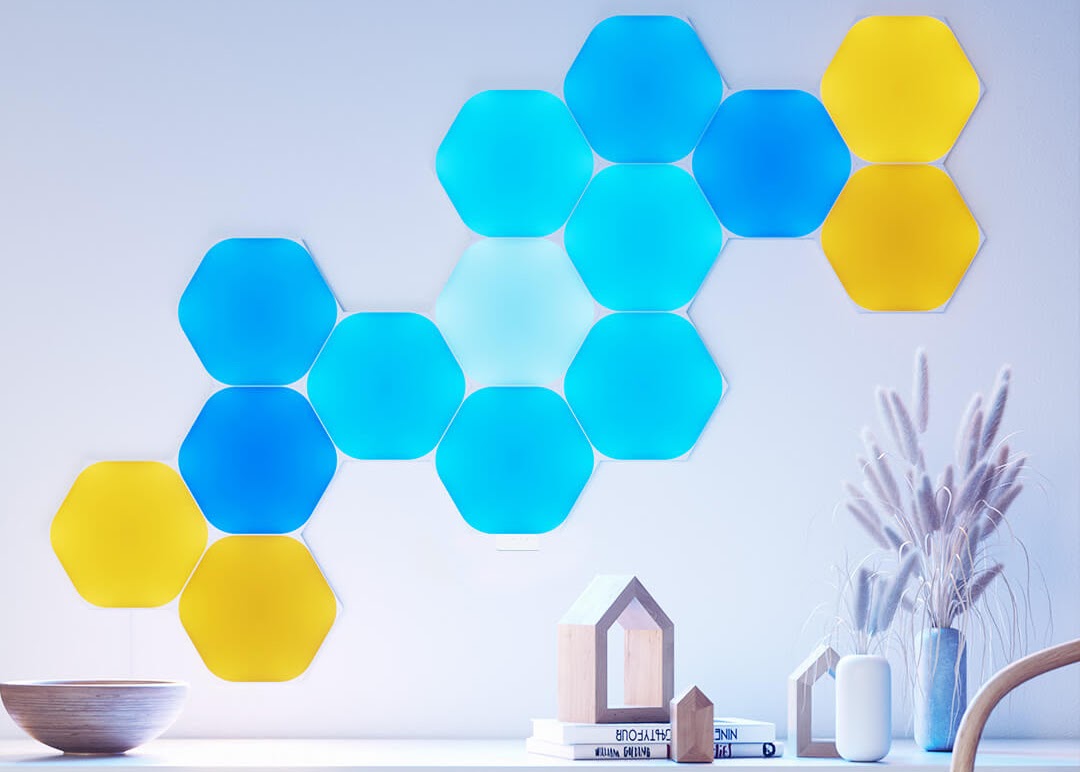 Đèn LED tấm thông minh Nanoleaf là đèn có hơn 16 triệu màu sắc