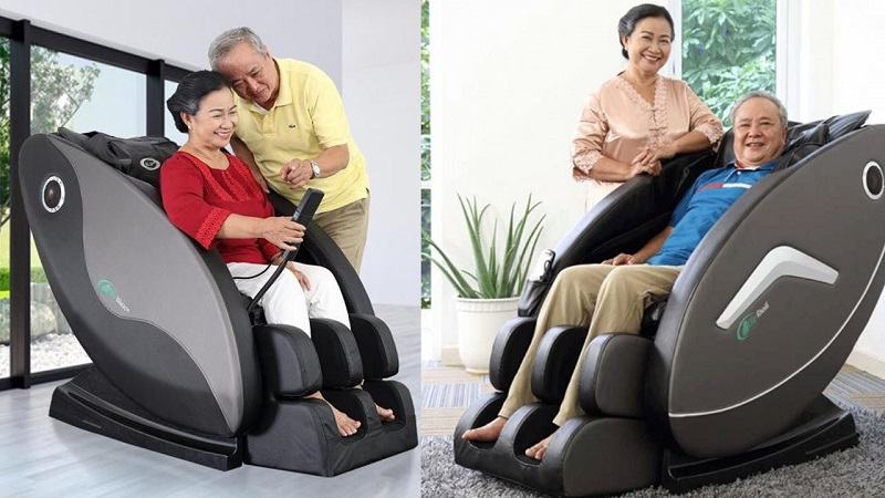 Máy massage, ghế massage giúp người lớn tuổi thoải mái