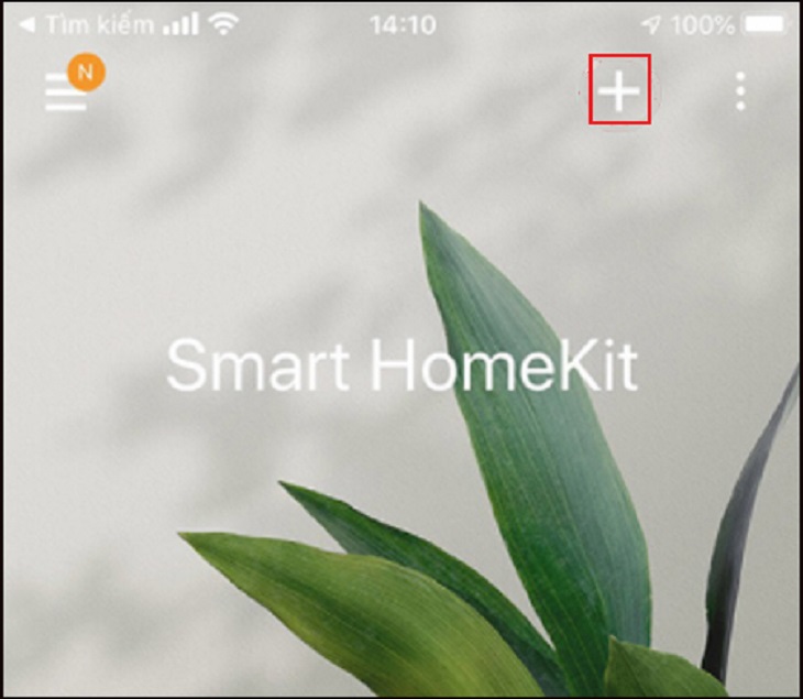 Mở SmartThings chọn dấu + ở góc màn hình